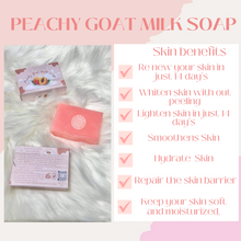 Load image into Gallery viewer, PEACHY GOAT MILK SOAP
